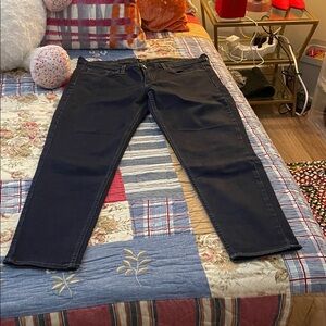 Hudson Krista Low Rise Skinny Ankle Jeans Women's Ankle Cropped - Dark Blue